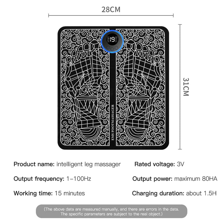 Electric Foot Massage Pad - EMS USB Charging