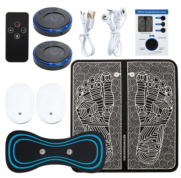 Electric Foot Massage Pad - EMS USB Charging