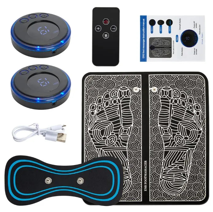 Electric Foot Massage Pad - EMS USB Charging